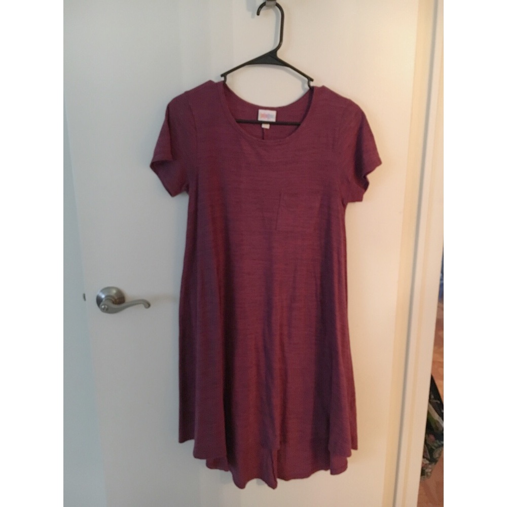 Dark Pink LulaRoe Carly Dress Size XXS